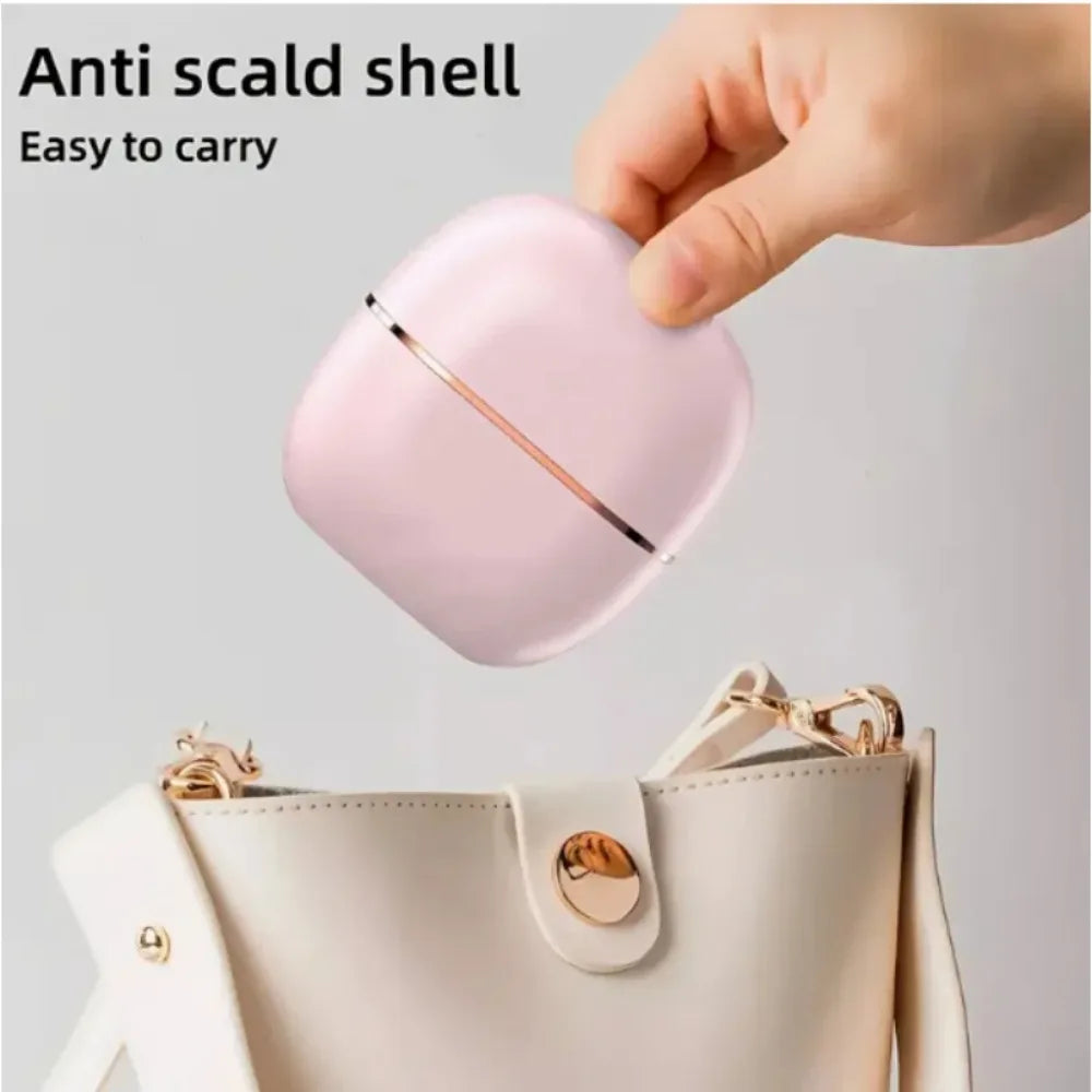 Sleek Cordless Mini Straightening Brush