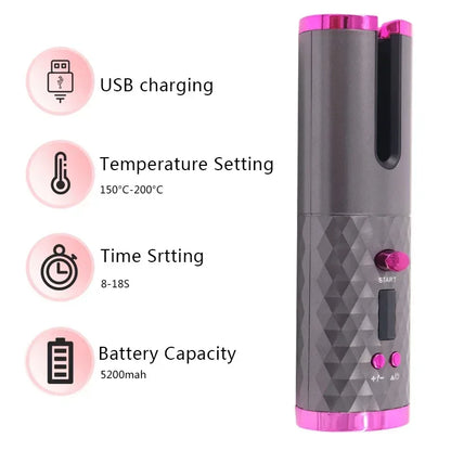 Curl Cordless Auto Hair Curler