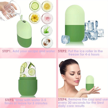 Chill Ice Roller & Gua Sha Set