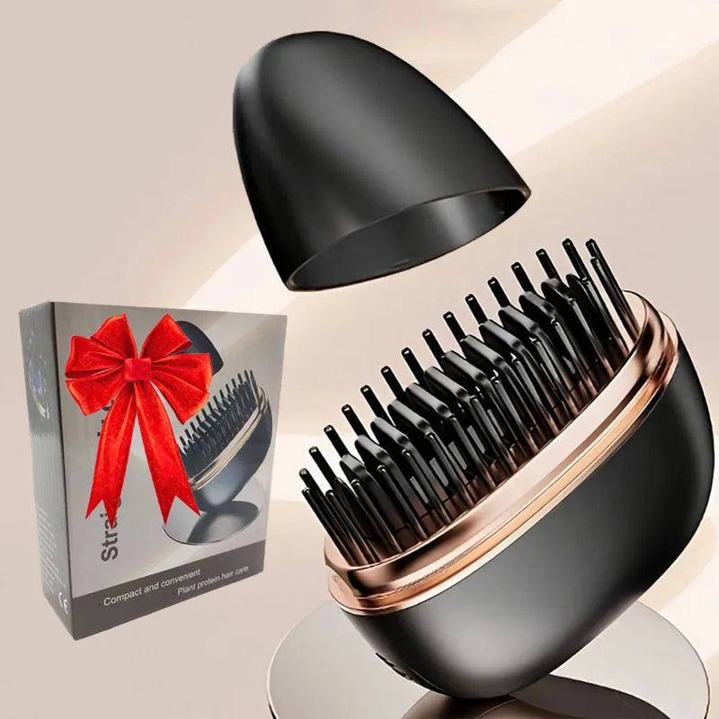 Sleek Cordless Mini Straightening Brush