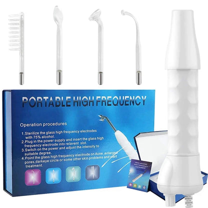 Spark high-frequency skin wand