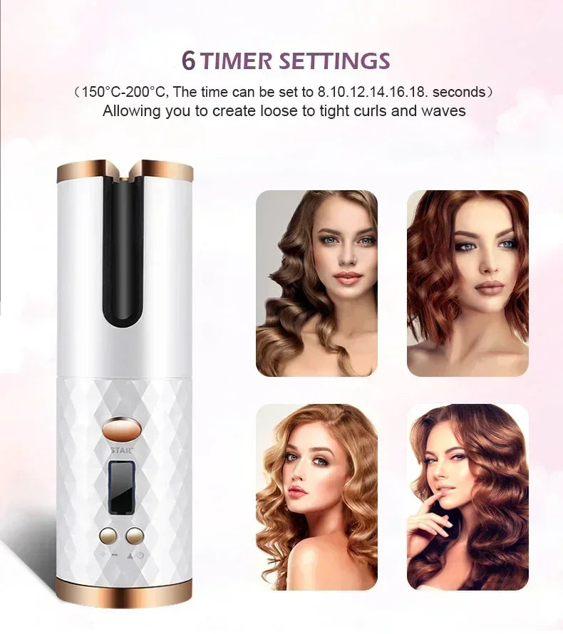 Curl Cordless Auto Hair Curler