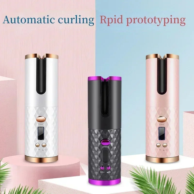 Curl cordless auto hair curler